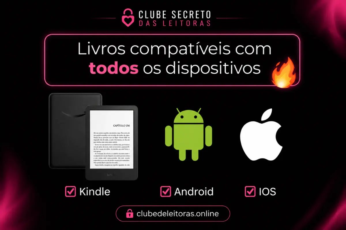 Livros compatíveis com Kindle, Android e iOS